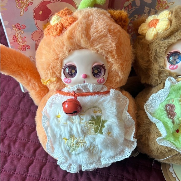 Charming Plush Doll Set - Orange and Brown! Birthday gift 🎁 Liilas Magic FULU - Picture 3 of 6